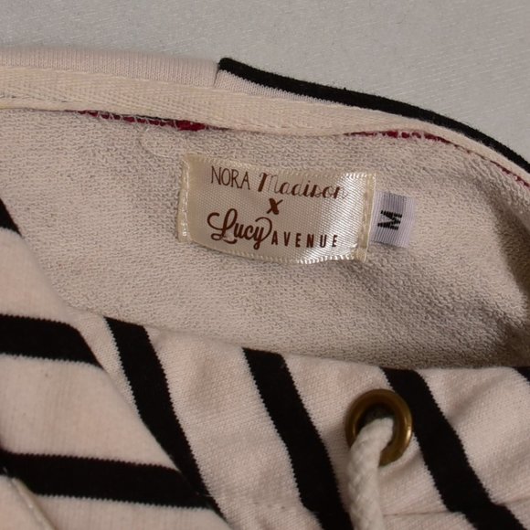 Nora Madison Hoodie Women's Pullover Sweatshirt Hooded Lucy Avenue Size M - Picture 5 of 7